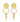 Viking Tree of Life Gold Earring